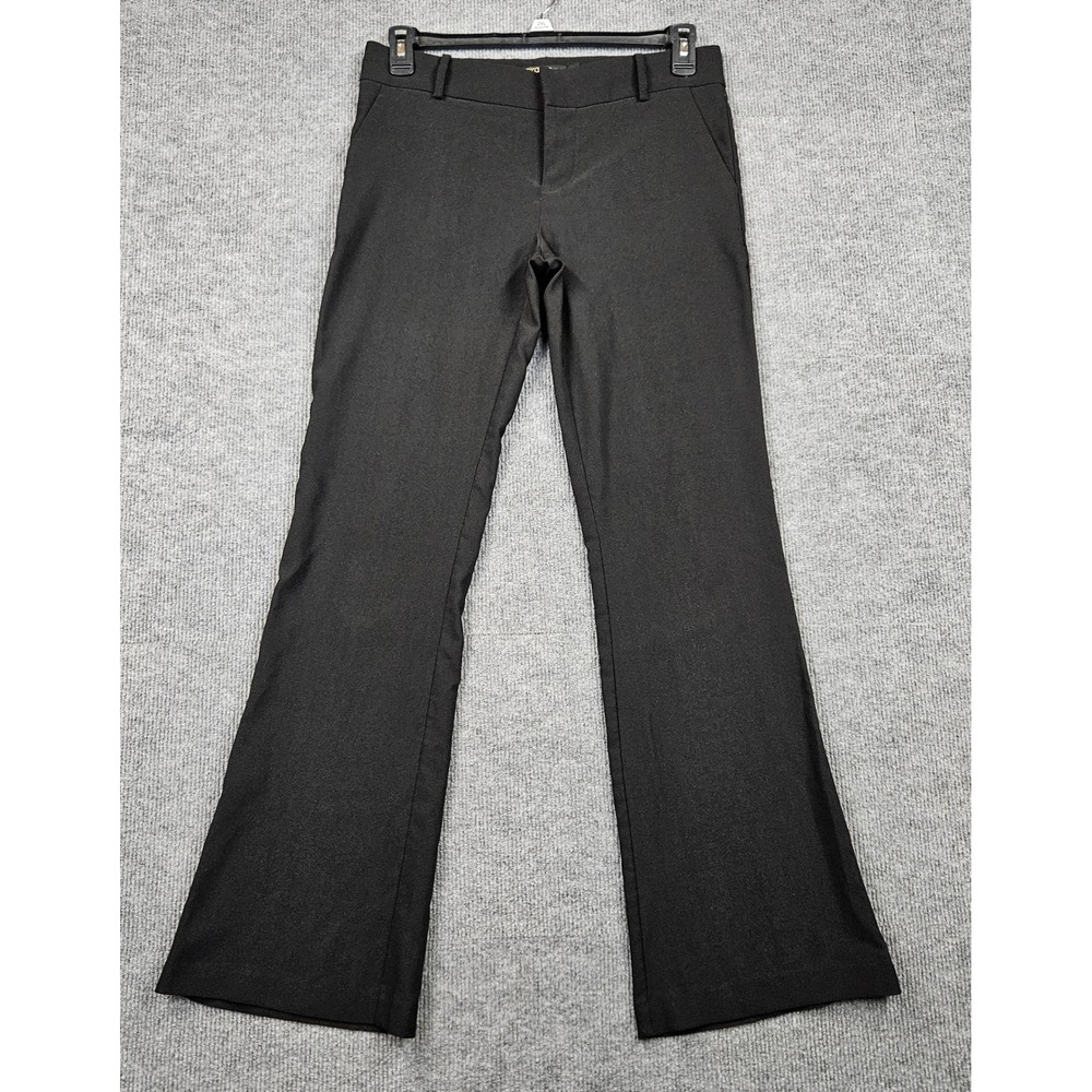 Grass Collection Womens Black Flare Leg Dress Pants Stretch Trousers Sz 7